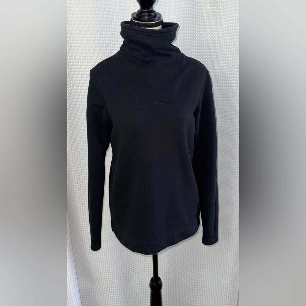 The North Face black funnel‎ neck pullover sweater size small